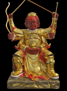 火神爷像火德星君树脂神像佛像供奉玻璃钢摆件1米