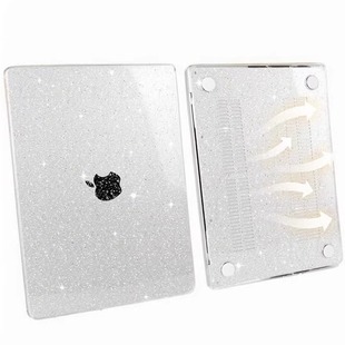 适用MacbookAir保护壳苹果电脑MacbookPro13寸2016 2022满天星透明保护套2024年Pro14M4外壳配件