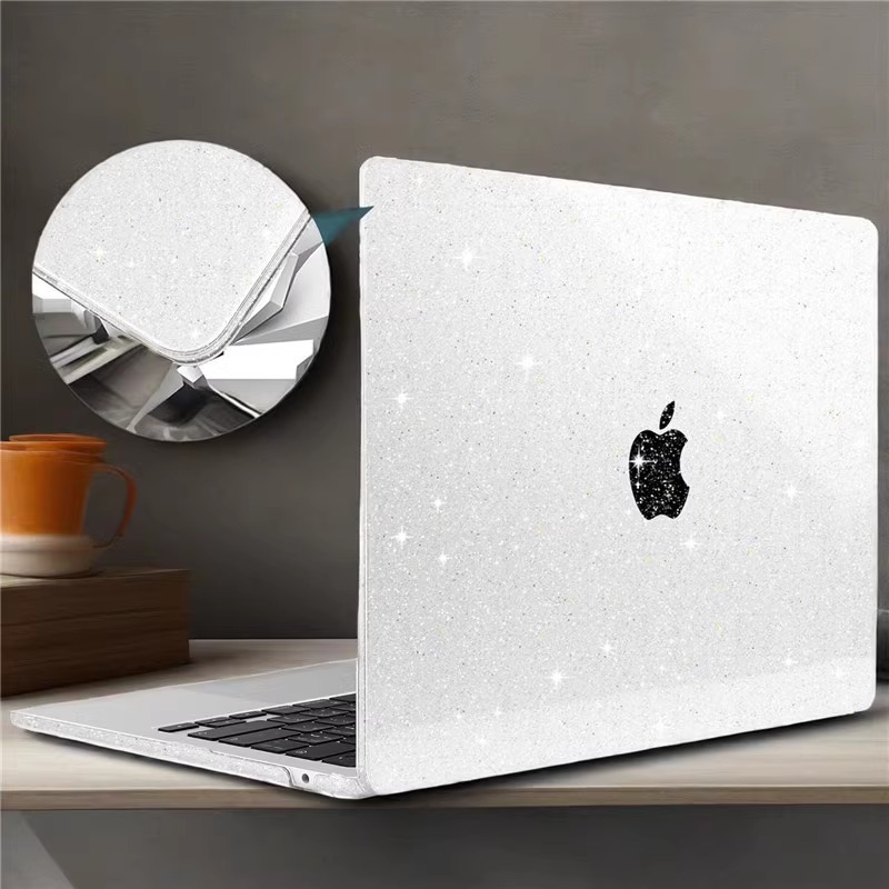 适用2025/24/22款MacbookAir13.6寸保护壳2020年AirM1苹果笔记本电脑满天星透明MacbookPro14M4保护套壳配件