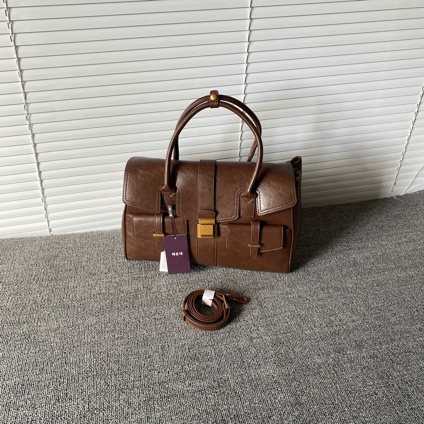 撤柜尾货~复古腋下包包女新款手提包轻奢公文包通勤包时尚大包