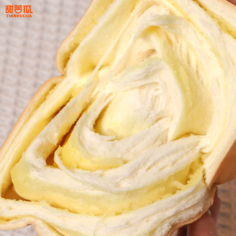 【4件5.5折】甜苦瓜纯奶手撕面包奶香夹心蔓越莓营养吐司即食代餐