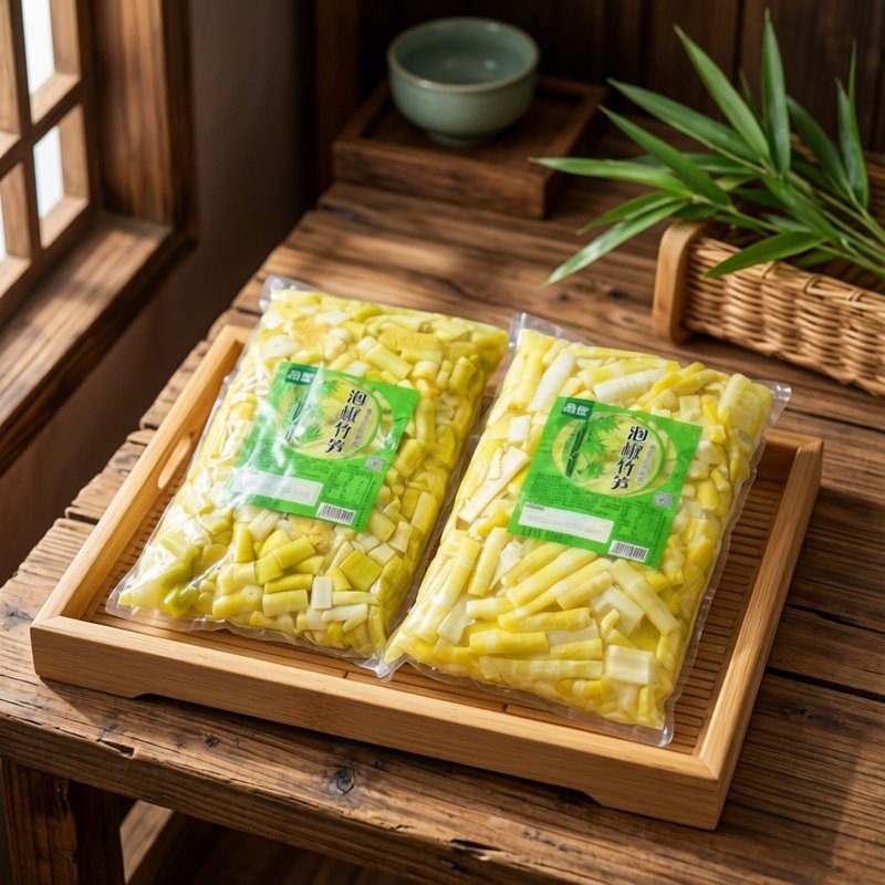 品世泡椒竹笋500克/1000克笋尖即食泡椒竹笋爽脆开胃零食竹笋