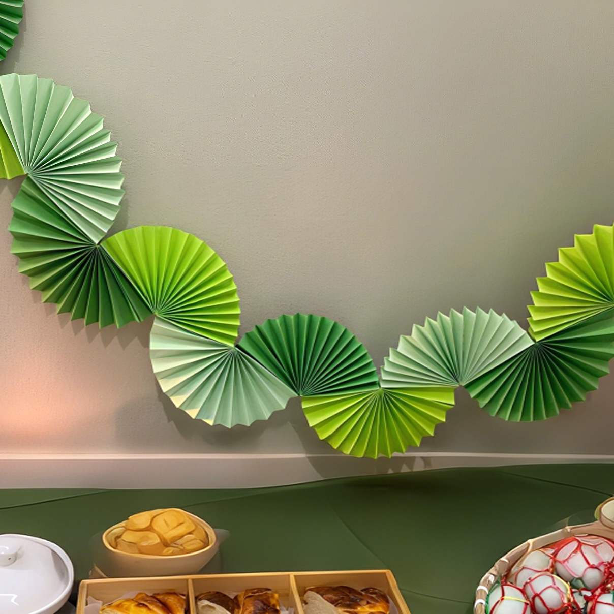 春季夏季主题派对拉花彩带夏威夷