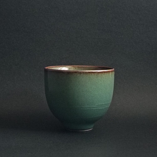 龙泉青瓷铁胎主人杯冰裂主人杯 陶瓷品茗杯主人杯 功夫茶具茶杯