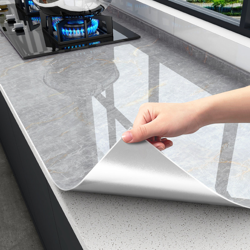 厨房防油贴纸灶台防火耐高温墙纸台面防水自粘墙贴加厚大理石贴膜,家居饰品,软装墙贴,淘宝优惠券,粉丝福利购,淘宝优惠卷