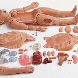 多功能三岁儿童高级护理模拟人GD/FT333/儿童护理模型人