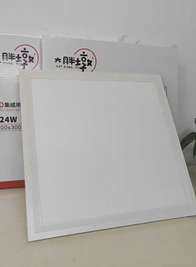 大胖墩LED集成吊顶平板灯24W300*300面板灯40W600*300厨卫灯白色