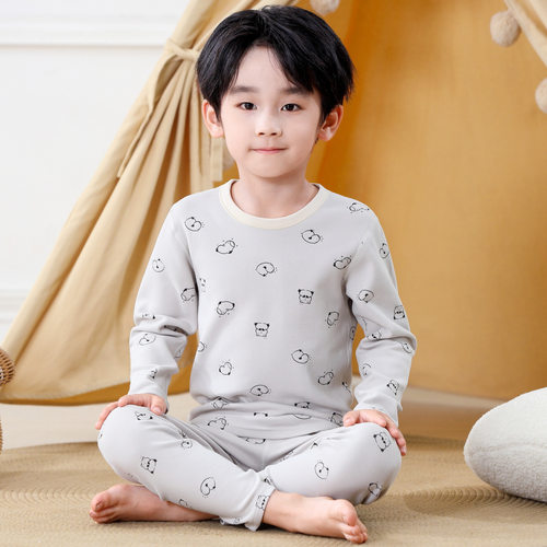 儿童内衣套装  舒绒棉男童加厚秋衣秋裤款宝宝保暖睡衣内衣