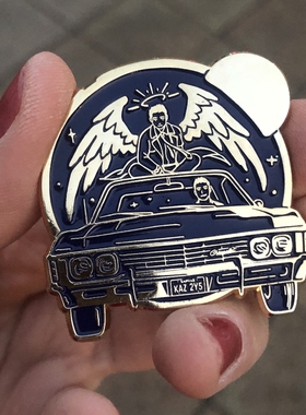 SPN邪恶力量supernatural destie天堂星空impala烤漆金属徽章maru