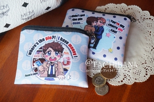 SPN邪恶力量supernatural dean castiel零钱包 小收纳包destiel