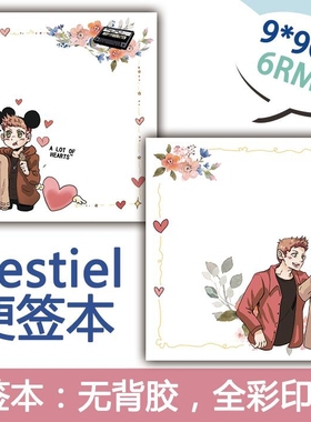 SPN邪恶力量supernatural便条纸destiel dean castiel便签本留言