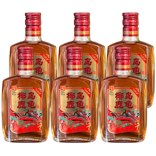 33度海南椰岛鹿龟酒(佳品)低糖型135ml*6瓶 配制酒小鹿酒包邮