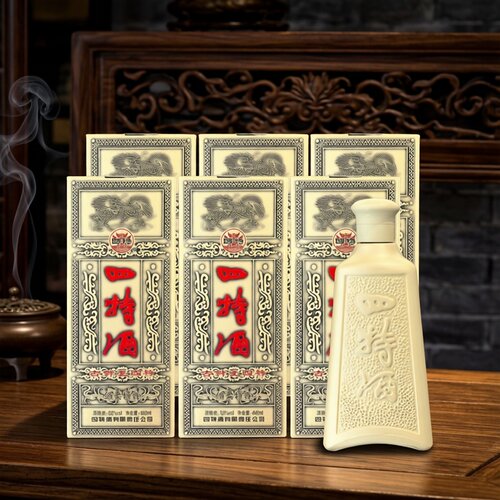 2018年江西樟树四特酒52度四特古钟瓷460ml*2瓶/6瓶绵柔特香型