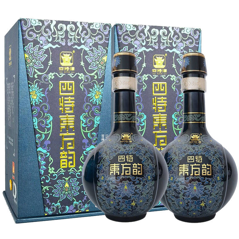 江西四特酒45度/52度四特东方韵雅韵500ml*2瓶特香型白酒包邮