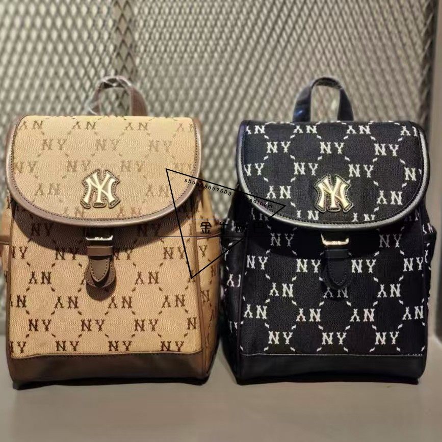 韩国MLB专柜正品新款儿童复古菱格老花双肩包亲子款7ABKM046N