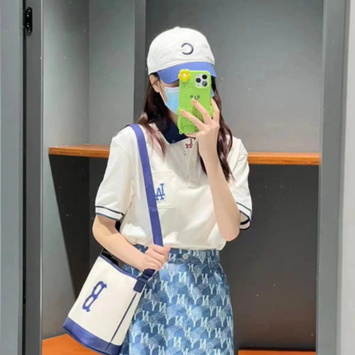 拼接撞色刺绣大标棒球帽
