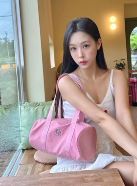 韩国潮牌MLB正品24SS新款经典基础款大容量健身包单肩包3ABQL024N