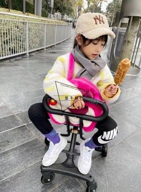 韩国专柜新款MLB儿童冬季羊羔绒小标棒球帽毛茸茸可爱7ACPF6116