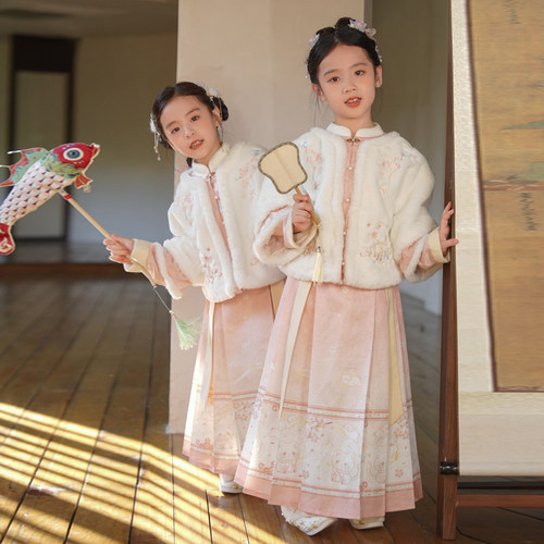 加厚加绒冬季女明制汉服唐装