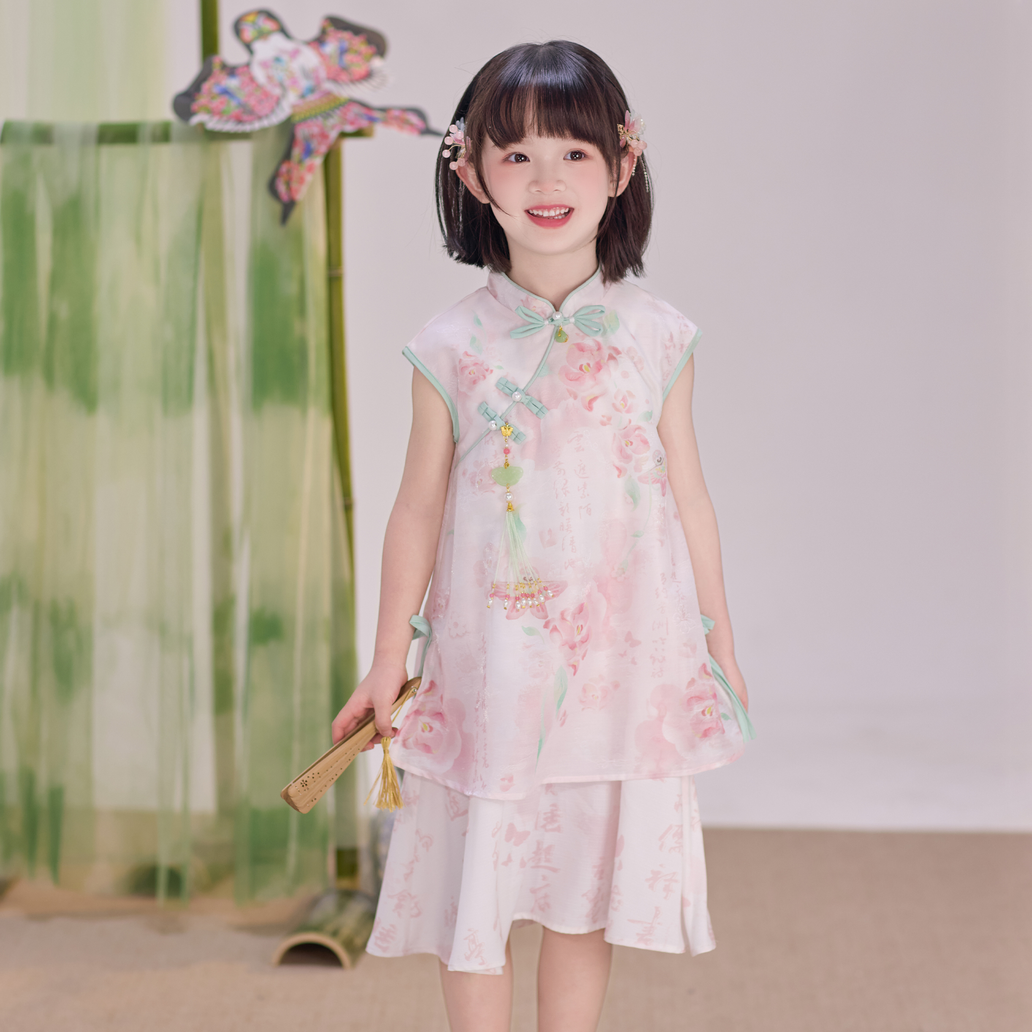 儿童汉服女童唐装中国风旗袍