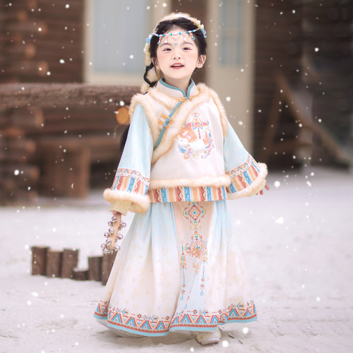 儿童汉服女童唐装中国风古装