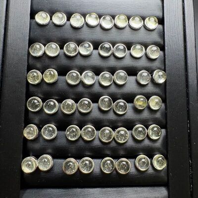 利比亚陨石耳钉 天然金曜色 925 银手工镶嵌 复古优雅耳饰