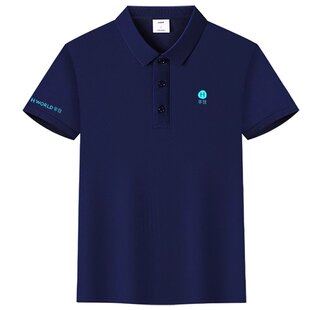 华住汉庭酒店工作服T恤Polo衫装服务员短短袖定制衣纯棉T恤印logo
