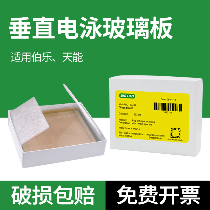 伯乐bio-rad天能wb电泳玻璃板制胶凝胶薄板厚板蛋白玻璃短板/厚板