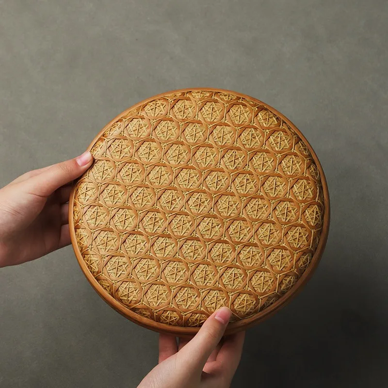 竹编茶饼盒手工 普洱茶盒分茶盒 复古中式包装 七子饼盒茶具收纳,餐饮具,茶具配饰/提溜/壶绳,淘宝优惠券,粉丝福利购,淘宝优惠卷