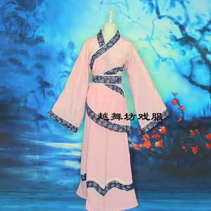 影视古装女 戏剧丫鬟丫头戏服 越剧服装女乡下姑娘村姑戏曲花旦衣