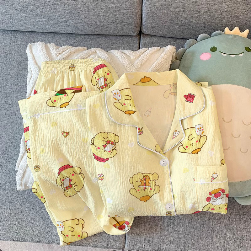 布丁狗可爱卡通睡衣女款春秋季长袖长裤甜美休闲风家居服学生可穿,女士内衣/男士内衣/家居服,睡衣/家居服套装,淘宝优惠券,粉丝福利购,淘宝优惠卷