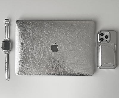 APEELSTUDIO简约银色爆裂纹