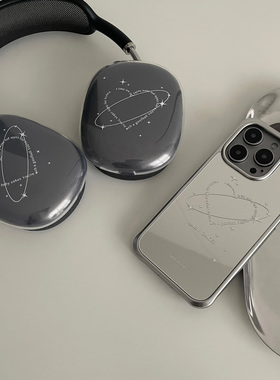 APEEL STUDIO 原创 BABY CAKES 银框镜面手机壳Magsafe磁吸手机壳适用iPhone15Pro防摔全包保护壳