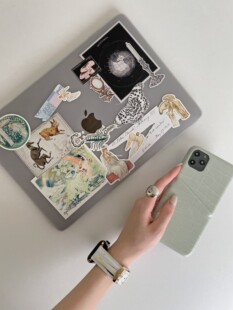 APEEL STUDIO 原创复古剪贴簿保护壳适用苹果笔记本Air13寸16寸