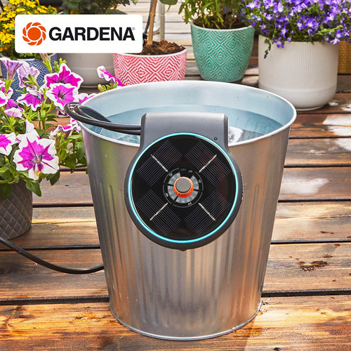 德国进口嘉丁拿GARDENA太阳能自动浇花控制器智能滴管浇水器13300