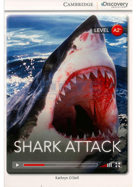 现货 剑桥分级阅读 剑桥探索Shark Attack Low Intermediate Book with Online Access code[With eBook]