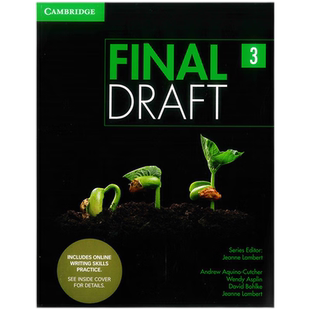 现货 Final Draft Student's Book with Online Writing Pack Level 3 剑桥终极写作级别3 配写作互动练习 英文原版