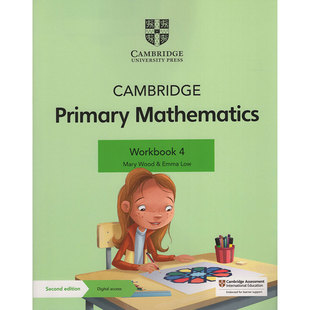 Cambridge 含学习账号 Workbook 4级练习册 Mathematics 英文原版 剑桥国际小学数学课程第二版 进口书籍少儿英语教材 Primary