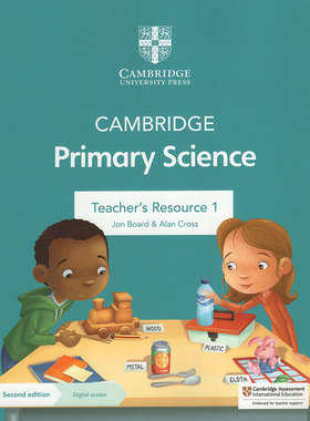 剑桥国际小学科学课程第二版Cambridge Primary Science Teacher's Resource 1级教师资源书(含账号) 少儿英语教材英文原版进口书