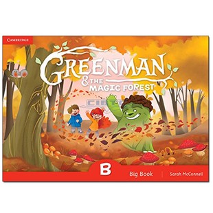 Forest 剑桥原版 the 现货 格林曼和魔法森林 Greenman Book 幼儿英语教材 B级大书 and Big Magic