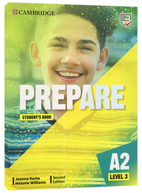 剑桥中学英语教材Prepare Student's Book  Level 3 学生书 英文原版进口课程（赠音频）