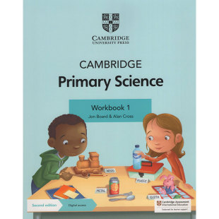 Cambridge 含学习账号 Workbook 1级练习册 Science 少儿英语教材英文原版 剑桥国际小学科学课程第二版 进口图书籍 Primary