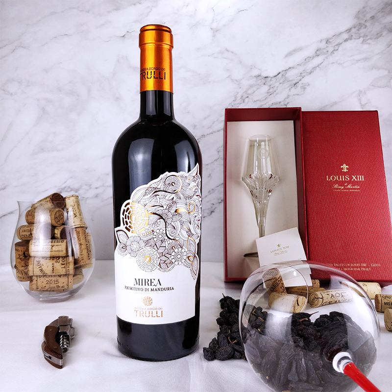 珍稀配额 意大利曼杜里亚Mirea特鲁利米雷亚半甜红葡萄酒高端鉴赏