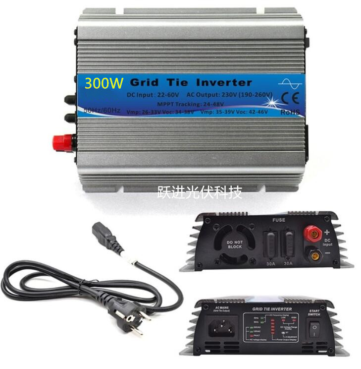 300W Solar Grid Tie Inverter MPPT Function 22-60V AC120V 230