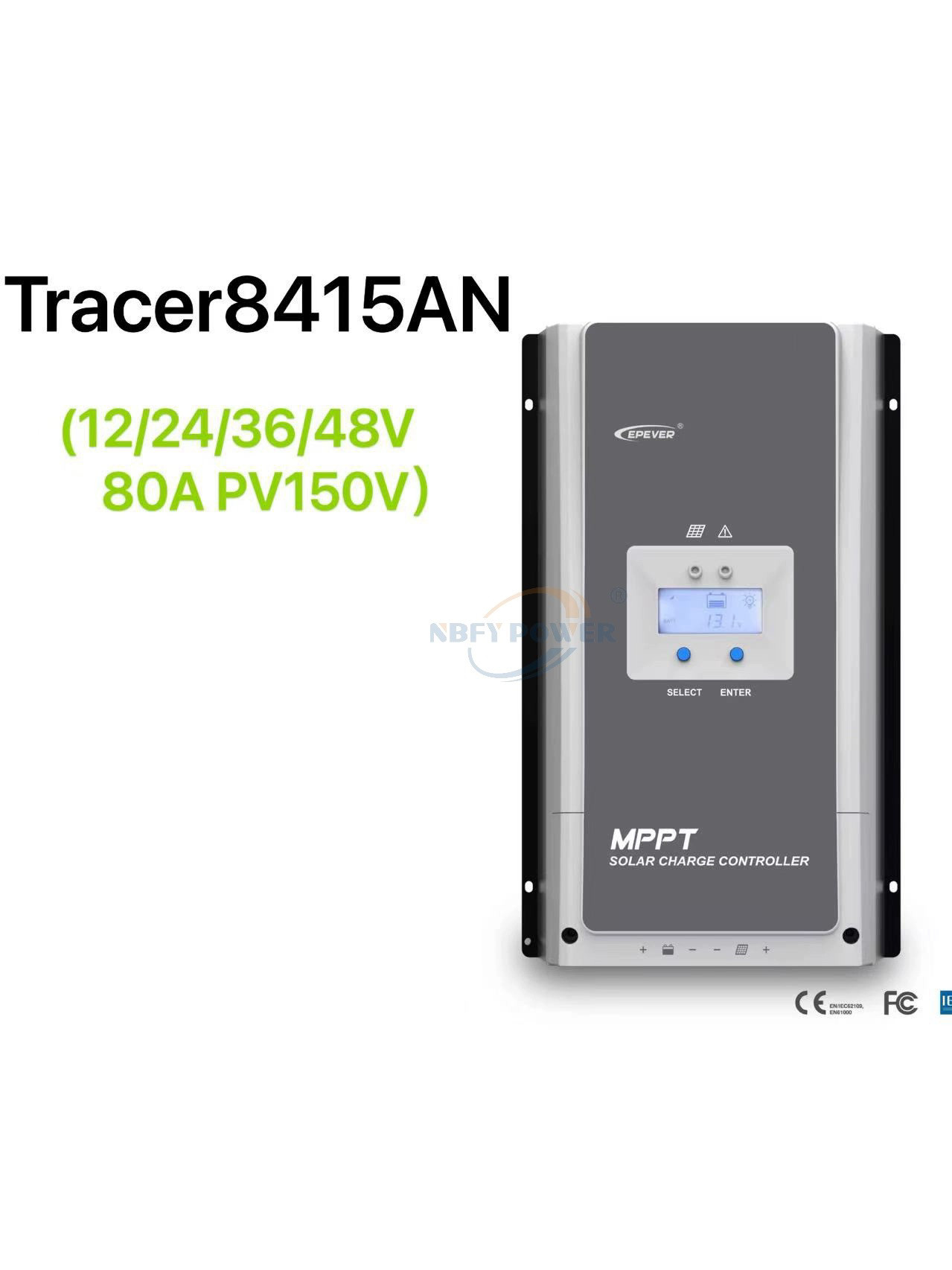 汇能 Tracer8415AN 80A MPPT 太阳能控制器solar controller