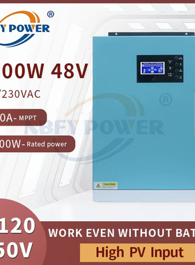 5500VA/5500W 230VAC Off Grid  Solar Inverter PV 6000W48V100A