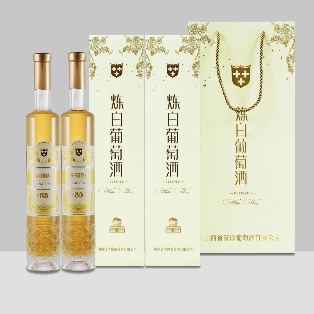 清徐马裕唐韵炼白葡萄酒礼盒精装