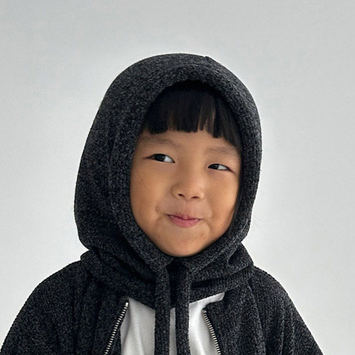 韩国儿童帽子代购2025秋冬款Little normal男女孩宝宝针织套头帽