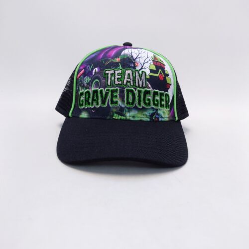 Monster Jam TEAM GRAVE DIGGER 美国怪物卡车司机帽赛车货车帽