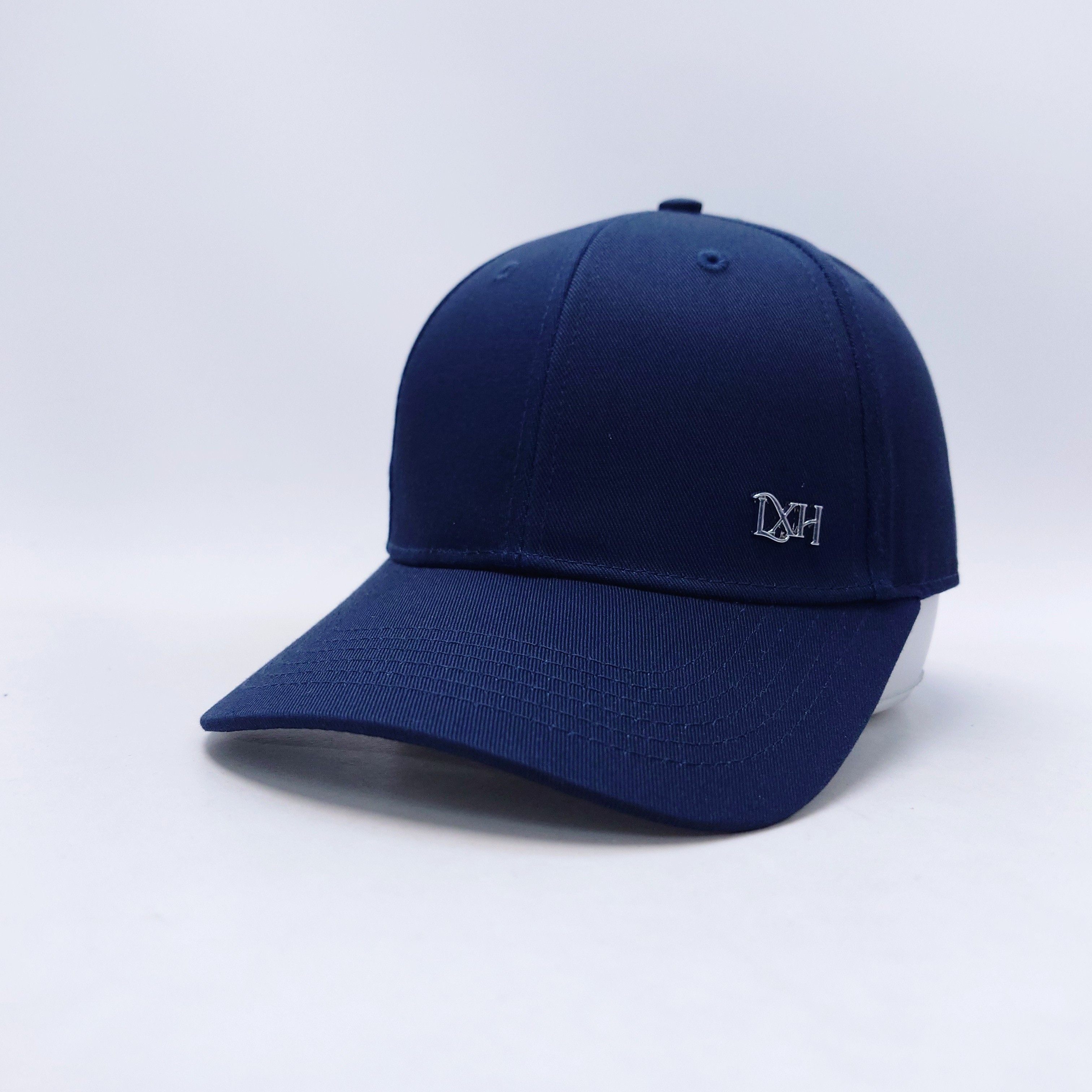LXHBRAND Navy Blue Cotton “Prestige” Cap法国轻奢品牌棒球帽
